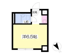 レジオン五橋【303号室】の間取り