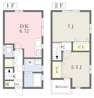 福岡県北九州市小倉南区湯川新町2丁目【一戸建】の間取り