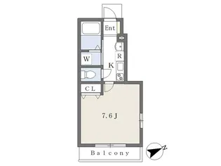 アーバンコート北仙台【101号室】の間取り