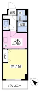 エンゼルプラザ南草津【511号室】の間取り