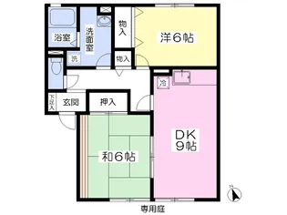 パークエスタンシアⅡ【102号室】の間取り