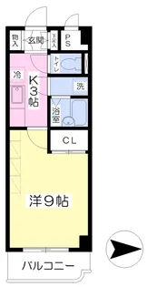 フォレスト中央【402号室】の間取り