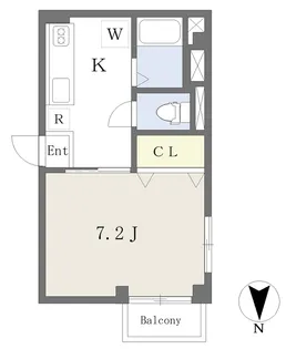 ミッキーロイヤル持田【301号室】の間取り