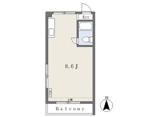 ピカデリーサーカス緑町【202号室】の間取り
