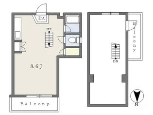 ピカデリーサーカス緑町【502号室】の間取り