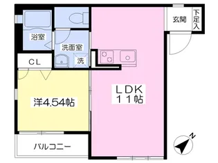 セレーノ アロッジオ【202号室】の間取り