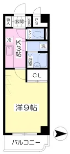 フォレスト中央【607号室】の間取り