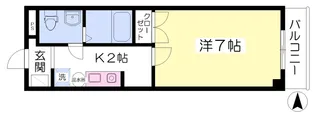 ストゥディオ【211号室】の間取り