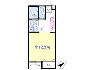 Chiaro Domani【202号室】の間取り