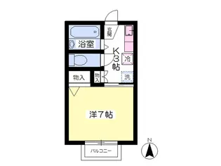 ピア21【202号室】の間取り