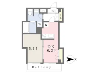 上杉ガーデンヒルズ【405号室】の間取り