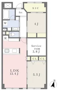 パラドールⅡ【704号室】の間取り