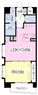 アリスト・エクラ【303号室】の間取り