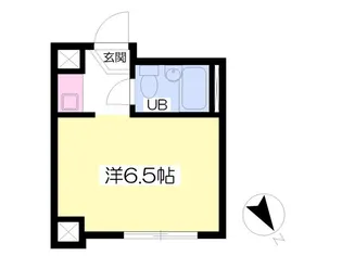 レジオン五橋【402号室】の間取り