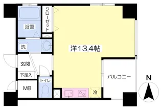 グラン榎町【803号室】の間取り