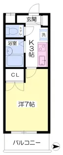 サウンドピア松山Ⅱ【25号室】の間取り