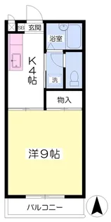 タウンハイツ和泉【106号室】の間取り