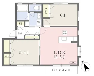 フレグランスA【102号室】の間取り