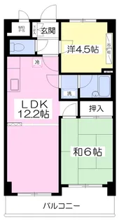 ライフピアー【311号室】の間取り