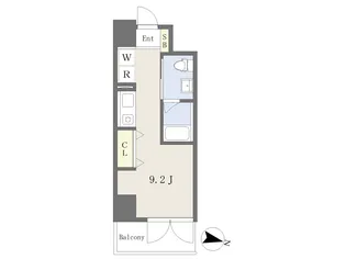 Area二日町【502号室】の間取り
