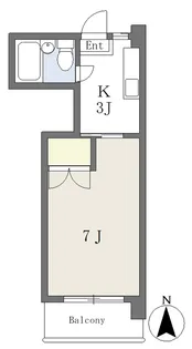束本マンション【402号室】の間取り