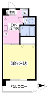 フェニックス松末【404号室】の間取り