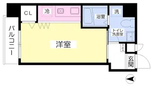 pace【301号室】の間取り