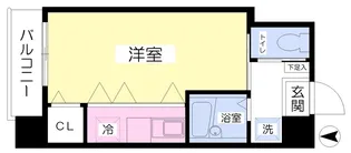 pace【402号室】の間取り