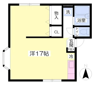 ミルキーハイツ【101号室】の間取り