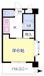 サウンドピア松山Ⅰ【412号室】の間取り