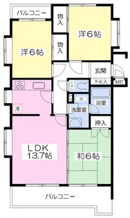KOTOKU【101号室】の間取り
