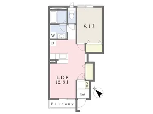 ラ・ピュタ【101号室】の間取り