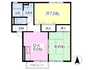 リヴェールタカハシB棟【102号室】の間取り