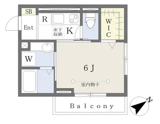 オリーブ【105号室】の間取り