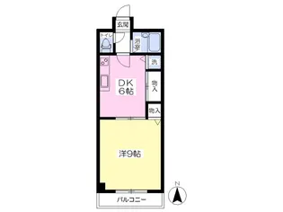 ロイヤルビラ歩行町【602号室】の間取り