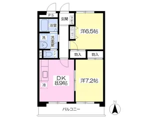 ライフステージ365−2号館【402号室】の間取り