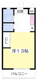 RICH FIELD土居田【405号室】の間取り