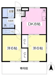 センティアムM2【102号室】の間取り