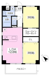 グランドコート時悠館【505号室】の間取り