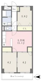 高浜レジデンス7【603号室】の間取り
