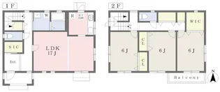 愛媛県松山市鷹子町【一戸建】の間取り