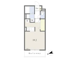 continent花影Ⅰ【105号室】の間取り