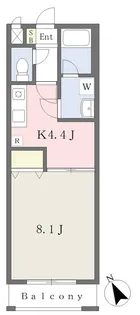 フローラル泉【102号室】の間取り