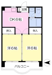 マンションさち【303号室】の間取り