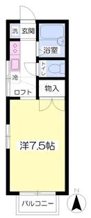 サンヒルズ桜ケ丘【101号室】の間取り