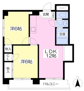 Riviere【301号室】の間取り