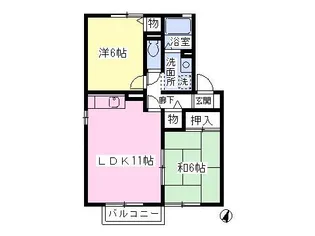 千葉県松戸市西馬橋4丁目【アパート】の間取り