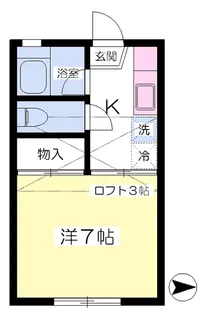 コーポ成蹊【105号室】の間取り