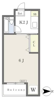 ミツダコーポ本町【403号室】の間取り