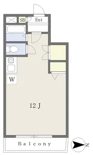 KBコート土居田Ⅰ【302号室】の間取り
